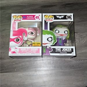 Harley and Joker Funko Pop Lot